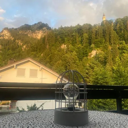 Ferienwohnung Koenigsschloss Schwangau Esterno foto